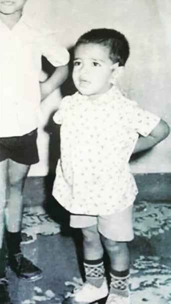 eijaz khan childhood photo