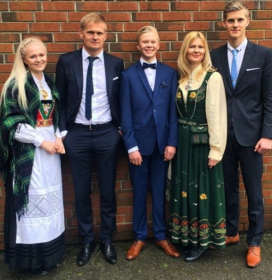erling haaland family