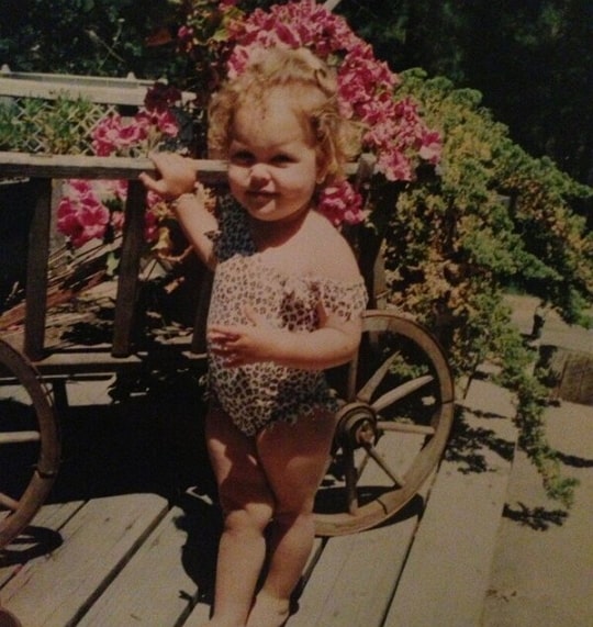 gage golightly childhood pic