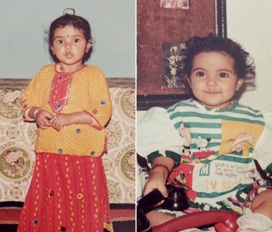 jasmin bhasin childhood photo