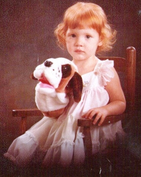 jessica chastain childhood pic