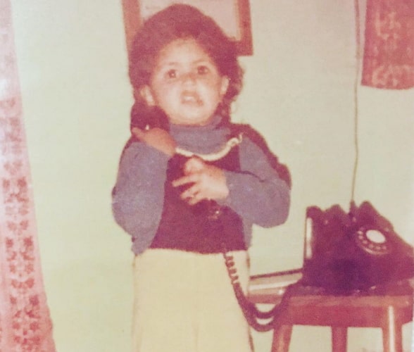 kavita kaushik childhood photo