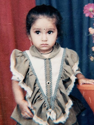 pranali ghogare childhood photo