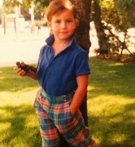 robbie amell childhood pic