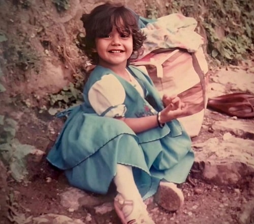 surbhi chandna childhood photo