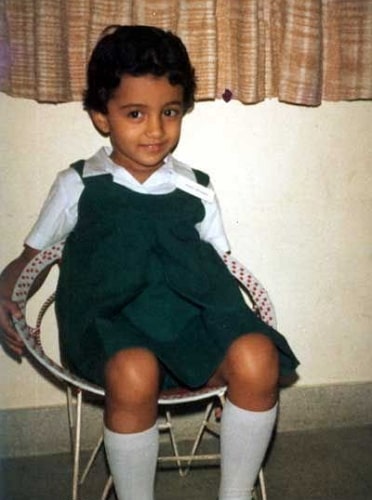 trisha krishnan childhood photo