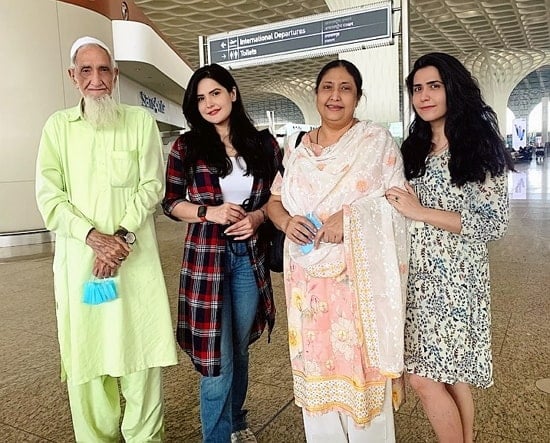zareen khan family